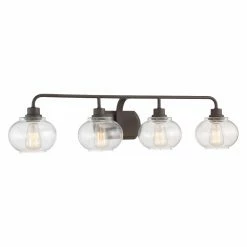 Flash Sale π Industrial Quoizel Trilogy TRG8604OZ Vanity Light β€οΈ 6 Flash Sale π Industrial Quoizel Trilogy TRG8604OZ Vanity Light β€οΈ -Vaxcel Shop inuseQUO2891