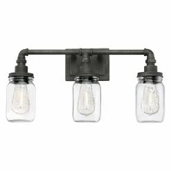 Cheap 🔥 Transitional Quoizel Squire SQR8603RK 3 Light Bathroom Vanity Light 💯 -Vaxcel Shop inuseQUO2991