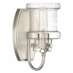 Budget 👍 Industrial Quoizel Danbury DNY8601BN Bathroom Vanity Light 👏 -Vaxcel Shop inuseQUO3209
