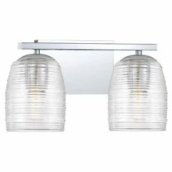Flash Sale 🤩 Transitional Quoizel Realm 2 Light Bathroom Vanity Light 😉 -Vaxcel Shop inuseQUO3676