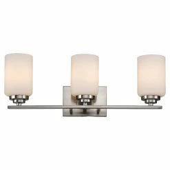 Brand new ⭐ Transitional Trans Globe Lighting 70523 Mod Space 3-Light Bathroom Vanity Light 🌟