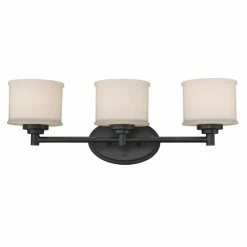 Outlet 🎉 Transitional Trans Globe Lighting Cahill 70723 Bathroom Vanity Light 🤩