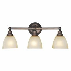 Best Pirce 🎉 Bathroom Vanity Lights Craftmade Bradley 26603 3 Light Bathroom Vanity Light ⌛