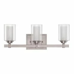 Best Pirce 🧨 Jeremiah Traditional Craftmade Celeste 16720 3 Light Bathroom Vanity Light 💯