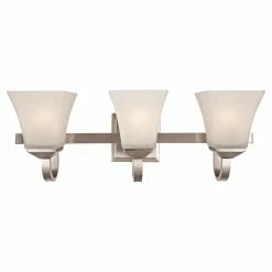 Best reviews of π₯° Traditional Design House 514760 Torino 3-Light Vanity Light - Satin Nickel Finish π₯°