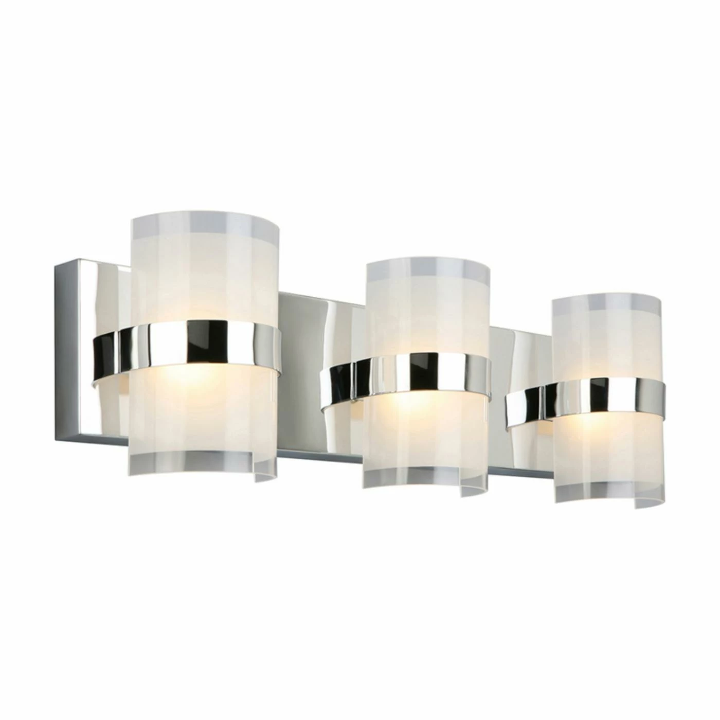 New π Transitional Design House Haswell 3 Light LED Bathroom Vanity Light β 3 New π Transitional Design House Haswell 3 Light LED Bathroom Vanity Light β