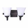 Best Pirce 😉 Transitional Design House Torino 2 Light Bathroom Vanity Light 🎉 -Vaxcel Shop masterDHIC689