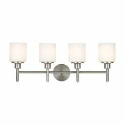 Hot Sale 🔥 Transitional Design House Aubrey 4 Light LED Bathroom Vanity Light 🎁