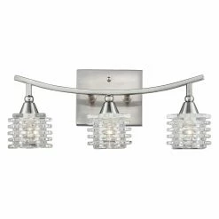 Buy 🧨 Transitional ELK Lighting Matrix 17131/3 Bathbar - Satin Nickel - 15W In. ⌛