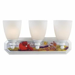 Outlet 😀 Traditional ELK Lighting 60071-3 Kidshine Vanity - 18W In. White 🤩