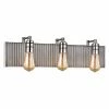 Brand new 😀 Industrial Elk Lighting Corrugated Steel 15922/3 3 Light Bathroom Vanity Light 🛒