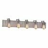 Top 10 🎁 Industrial Elk Lighting Corrugated Steel 15924/5 5 Light Bathroom Vanity Light 🛒 -Vaxcel Shop masterELI4414