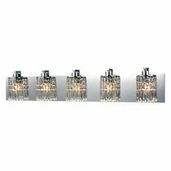 Hot Sale 👍 Modern / Contemporary Elk Lighting Optix 11239/5 Light Bathroom Light Vanity 😀