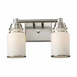 Promo 🔥 Modern / Contemporary ELK Lighting Bryant 2-Light Bathroom Vanity Light 11265/2 - 14W In. 👏