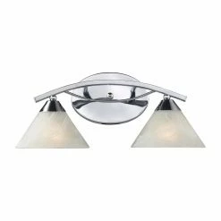 Top 10 ✨ Transitional ELK Lighting Elysburg 2-Light Bathroom Vanity Light 17021/2 - 18W In. 😍
