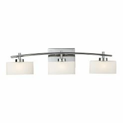 Budget 🤩 Transitional ELK Lighting Eastbrook 3-Light Bathroom Vanity Light 17082/3 - 29W In. 🧨