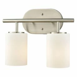 Cheapest 😀 Modern / Contemporary ELK Lighting 571 Pemlico 2 Light Bathroom Vanity Light 🎁