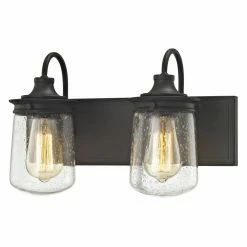 Outlet 🔥 Modern / Contemporary ELK Lighting Hamel 81211/2 Bathroom Vanity Light 👍