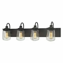 Flash Sale ⌛ Modern / Contemporary ELK Lighting Hamel 81213/4 Bathroom Vanity Light 🔥