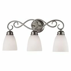 New 👍 Transitional Thomas Lighting Chatham 1103BB Vanity Light With Optional LED Bulbs ⌛