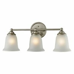 Cheap ⌛ Transitional Thomas Lighting Sudbury 3 Light Vanity Light With Optional LED Bulbs ✨