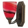 Buy 🎁 Bathroom Sconces Elk Lighting Bath And Spa 570-1 Bathroom Vanity Light 🍬 Candy Glass 🤩 -Vaxcel Shop masterELI7830
