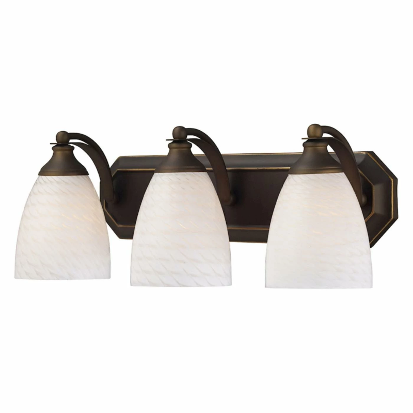 Budget π Transitional Elk Lighting Bath And Spa 570-3 Bathroom Vanity Light With White Swirl Glass π₯ 3 Budget π Transitional Elk Lighting Bath And Spa 570-3 Bathroom Vanity Light With White Swirl Glass π₯