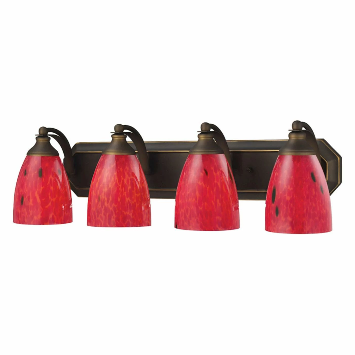 Best deal π Transitional Elk Lighting Bath And Spa 570-4 Bathroom Vanity Light With Fire Red Glass π 3 Best deal π Transitional Elk Lighting Bath And Spa 570-4 Bathroom Vanity Light With Fire Red Glass π