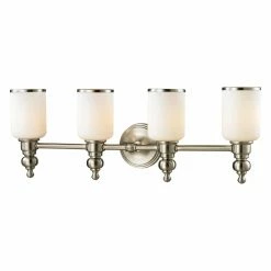 Top 10 🛒 Modern / Contemporary ELK Lighting Bristol Way 4 Light Bathroom Vanity Light 💯