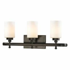 Budget 🤩 Modern / Contemporary ELK Lighting Dawson 3 Light Bathroom Vanity Light ⌛