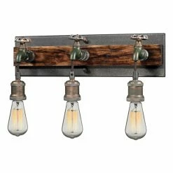 Wholesale 👏 Farmhouse / Cottage ELK Lighting Jonas 3 Light Bathroom Vanity Light 🎉