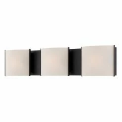 Cheapest 🎁 Modern / Contemporary ELK Lighting Pandora Tall 3 Light Bathroom Vanity Light 🎉