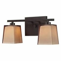 Flash Sale ❤️ Modern / Contemporary ELK Lighting Serenity 2 Light Bathroom Vanity Light 😍