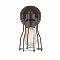 Wholesale 🧨 Industrial JONATHAN Y Florence Bathroom Wall Sconce 😍