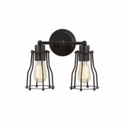 Cheap ✔️ Industrial JONATHAN Y Florence 2 Light Vanity Light 🔔