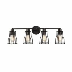 Buy 👍 Industrial JONATHAN Y Florence 4 Light Vanity Light 🌟