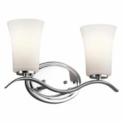 Wholesale 😍 Traditional Kichler Armida 45375 2 Light Bathroom Vanity Light 👍