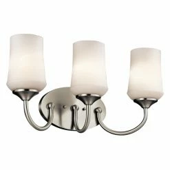 Cheapest 😀 Transitional Kichler Aubrey 45570 Bathroom Vanity Light 🎁
