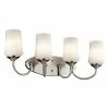 Outlet 🔔 Transitional Kichler Aubrey 45571 Bathroom Vanity Light 😀