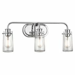 Best Sale 💯 Rustic / Southwestern Kichler Braelyn 45459 3 Light Bathroom Vanity Light 🧨