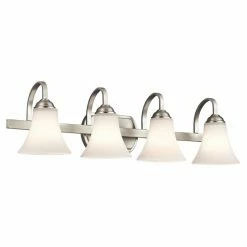 Best Sale 👍 Transitional Kichler Keiran 45514 4 Light Bathroom Vanity Light 😍