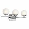 Brand new ❤️ Modern / Contemporary Kichler Jasper 45582 3 Light Bathroom Vanity Light 🧨 -Vaxcel Shop masterKIC5143