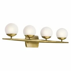Coupon ✔️ Modern / Contemporary Kichler Jasper 45583 4 Light Bathroom Vanity Light ❤️