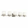 Best Sale ✔️ Transitional Kichler Tully 45193 5 Light Bathroom Vanity Light 👏 -Vaxcel Shop masterKIC5162