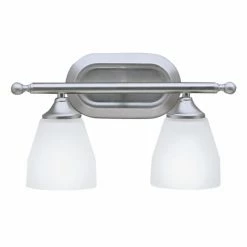 Best Pirce ❤️ Transitional Kichler Ansonia 5447 2 Light Bathroom Wall Light 😀