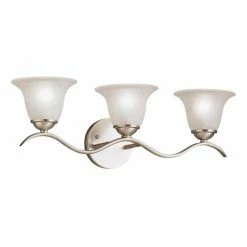 Discount 💯 Transitional Kichler Dover 6323 Bathroom Vanity Light 👍