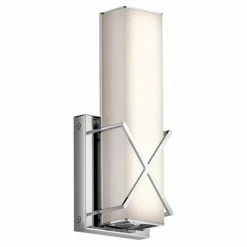 Hot Sale 🛒 Modern / Contemporary Kichler Trinsic 45656 Chrome LED Wall Sconce 🥰