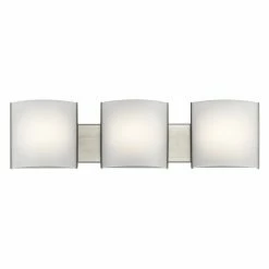 Deals ✔️ Transitional Kichler 10799 3 Light LED Bath Light 🔔