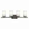 Buy 🎉 Modern / Contemporary Kichler Crosby 45498 Bath Light 🥰