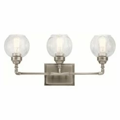 Discount 😀 Industrial Kichler Niles 45592 Bath Light ⌛